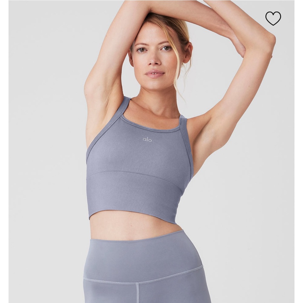 *RARE* ALO Yoga Bra Tank (Fog)